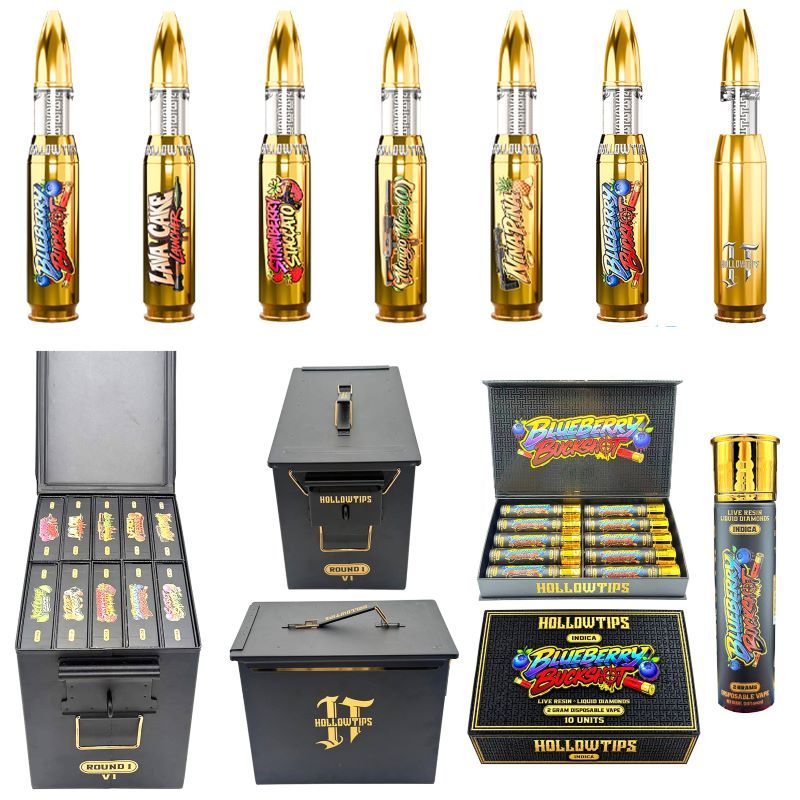 Hollow Tips V1 2g Disposable Vape Pen Empty Bullet